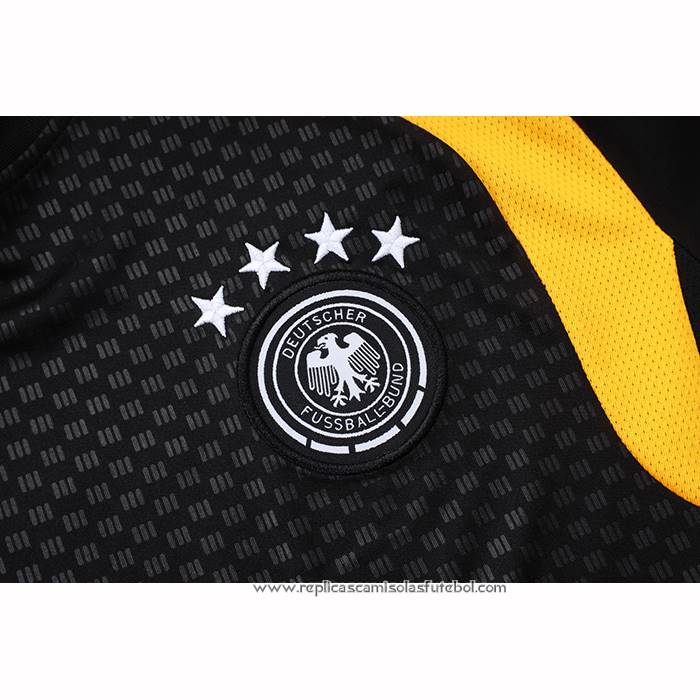 Fato de Treino Alemanha 2025-2026 Manga Curta Preto - Calcas Curta